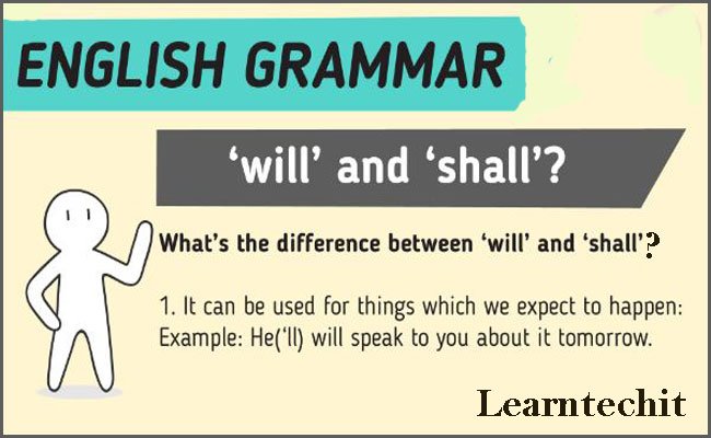 Difference between Shall and Will