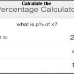 How To Calculate The Percentage