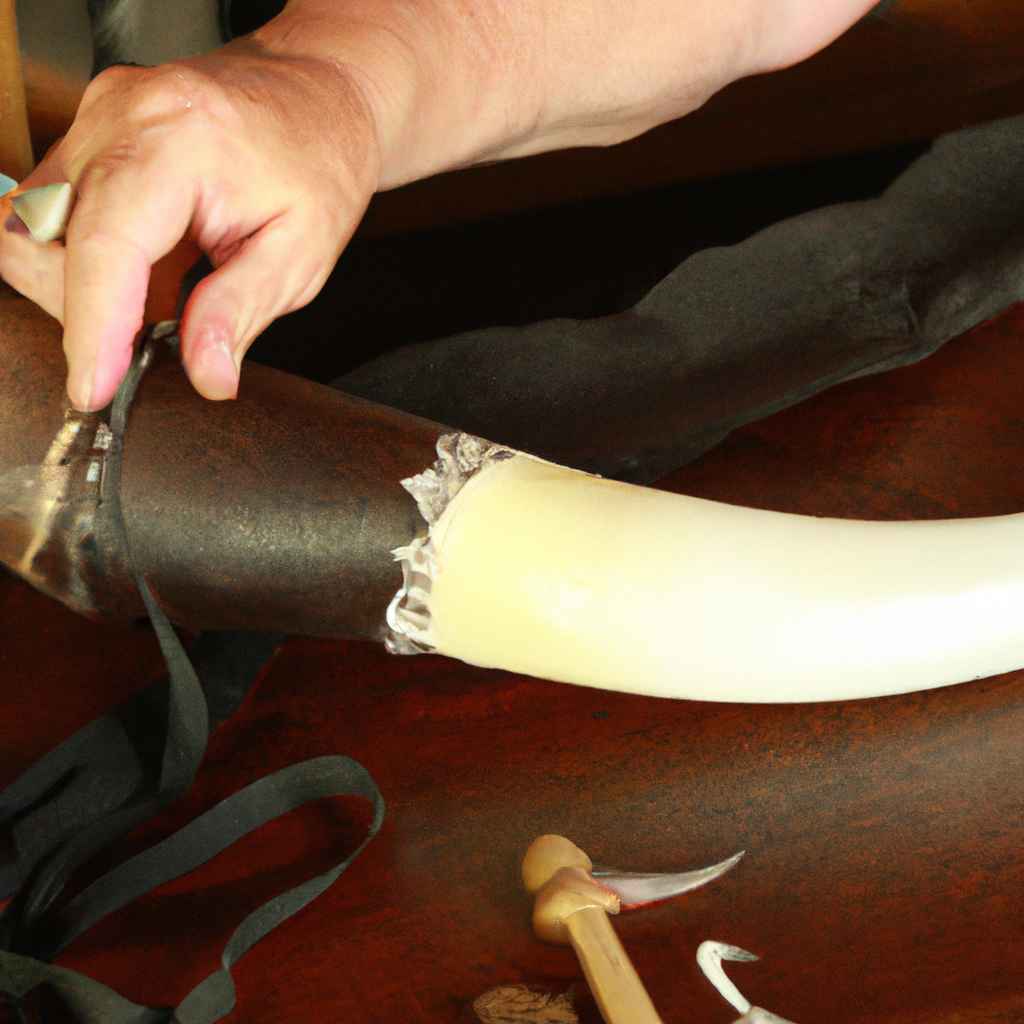 how to make a powder horn strap